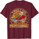 Looney Tunes Wile E. Coyote Trust Me I'm A Professional Short Sleeve T-Shirt - T-Shirt | Maroon