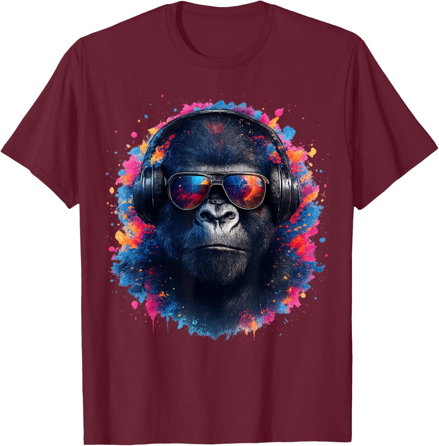 Techno House Electro Minimal Goa PSY Trance Acid Rave DnB T-Shirt - T-Shirt | Maroon
