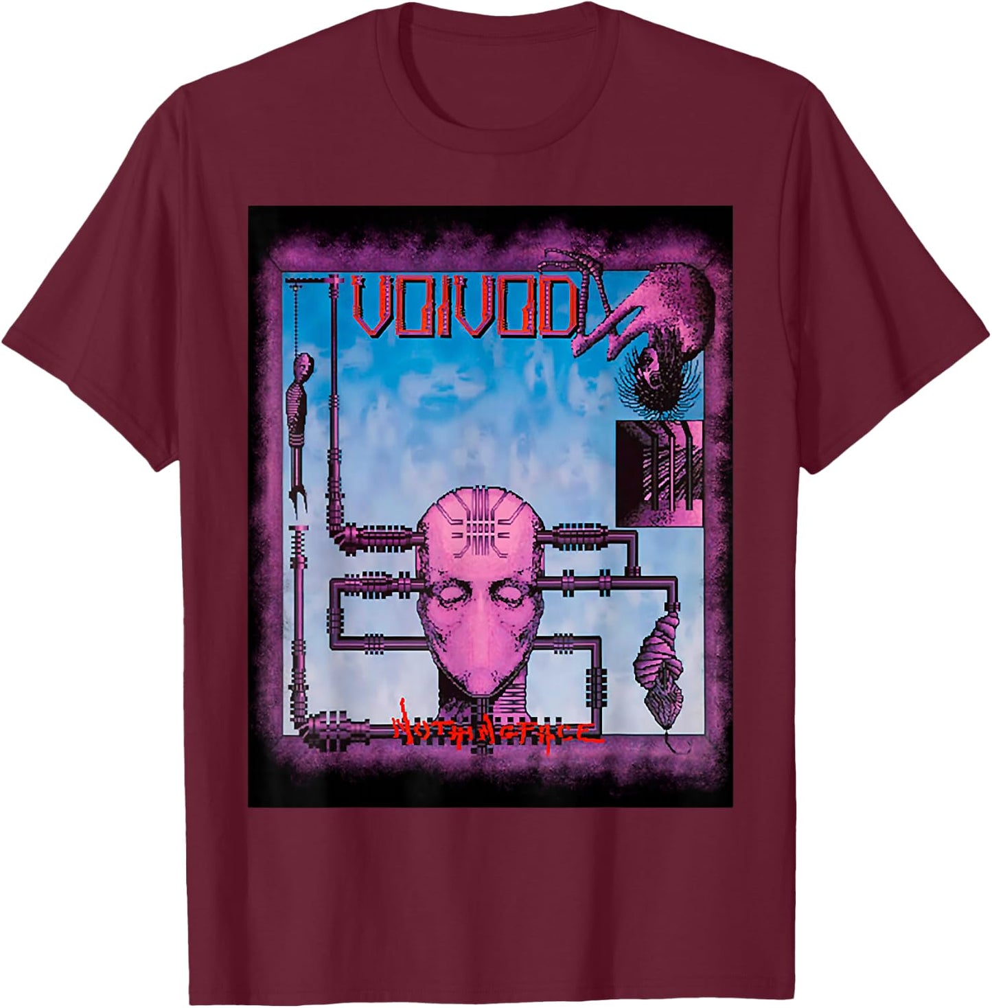 Gesicht Woiwod T-Shirt - T-Shirt | Maroon