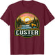 Custer State Park T-Shirt - T-Shirt | Maroon