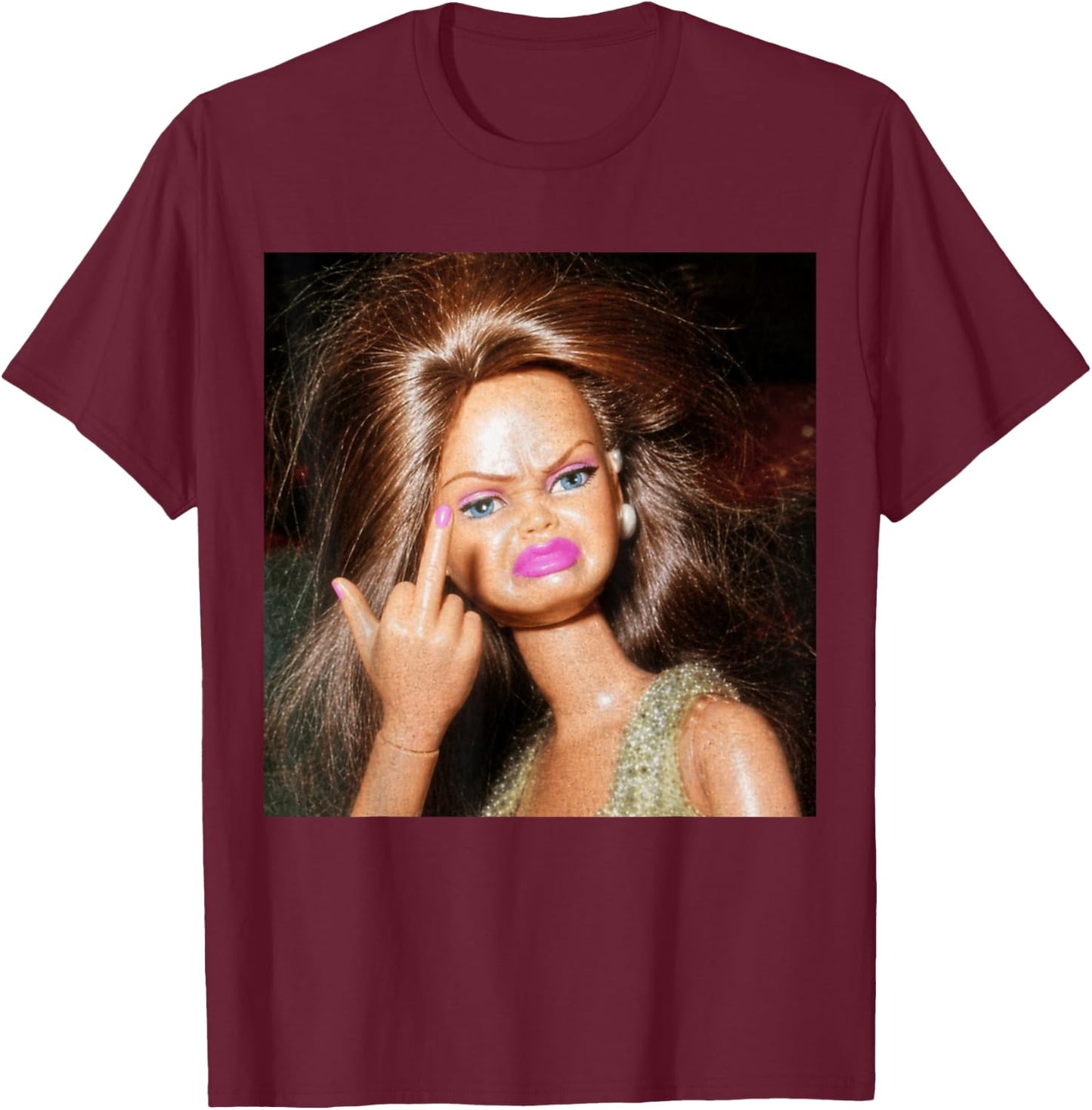 Lustiger ekelhafter Meme-Ausdruck, lustig, sarkastisch T-Shirt - T-Shirt | Maroon
