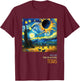 Total Solar Eclipse 2024 Texas T-Shirt - T-Shirt | Maroon
