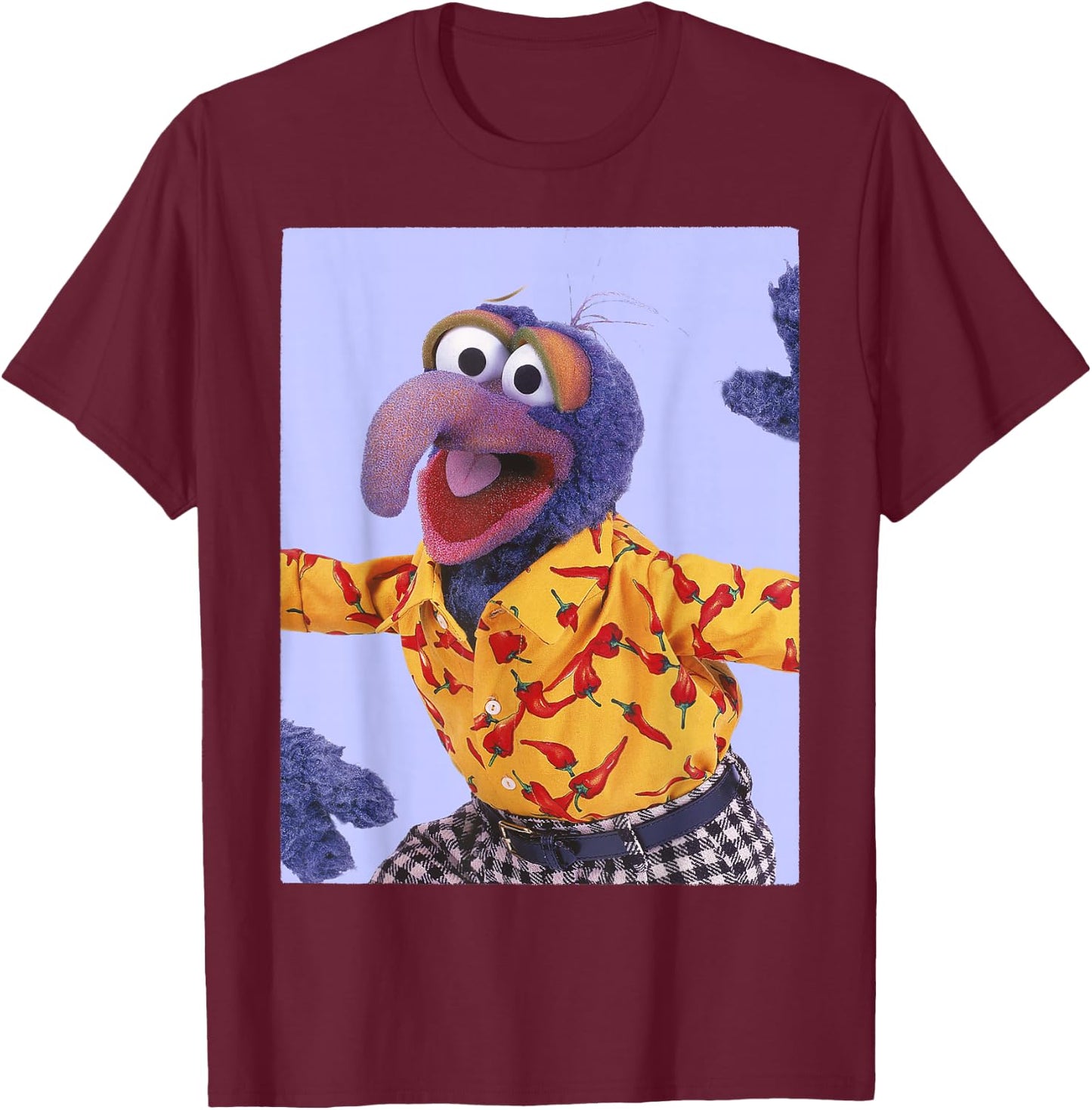 Disney The Muppets Gonzo Portrait Small T-Shirt - T-Shirt | Maroon
