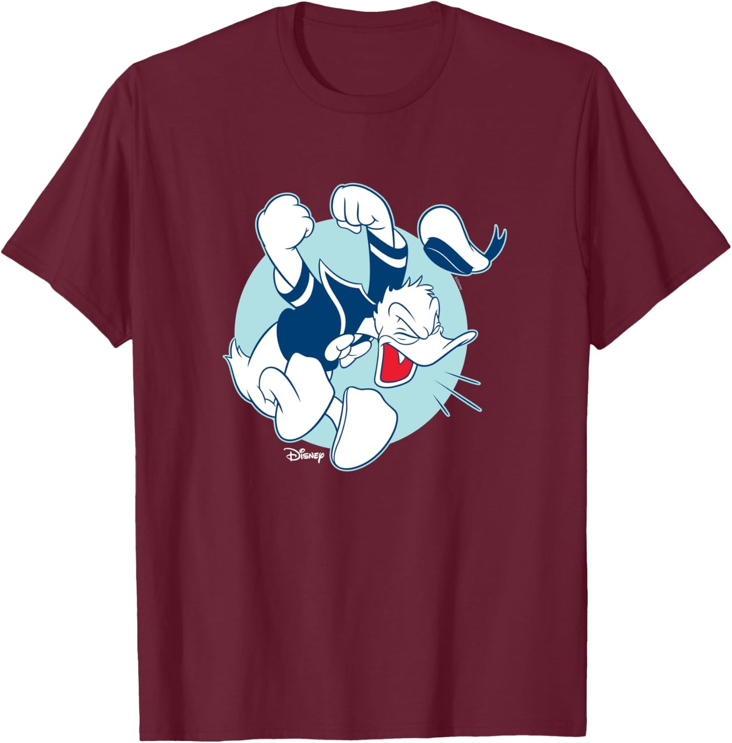 Donald Duck - Donald Pose T-Shirt - T-Shirt | Maroon