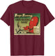 Looney Tunes Bugs Bunny Hair-Raising Hare T-Shirt - T-Shirt | Maroon