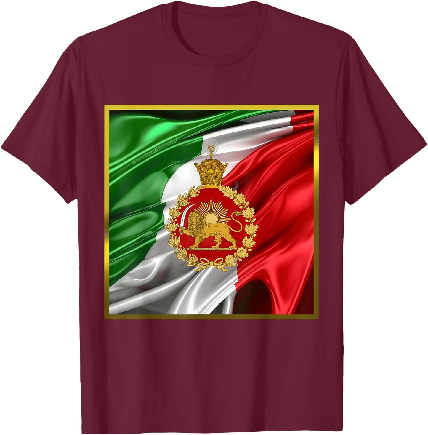 Pahlavi dynasty city police Persian Empire T-Shirt - T-Shirt | Maroon