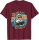 Funny Duck Hunting Hiding, cruise duck hunter, cruise ship T-Shirt - T-Shirt | Maroon