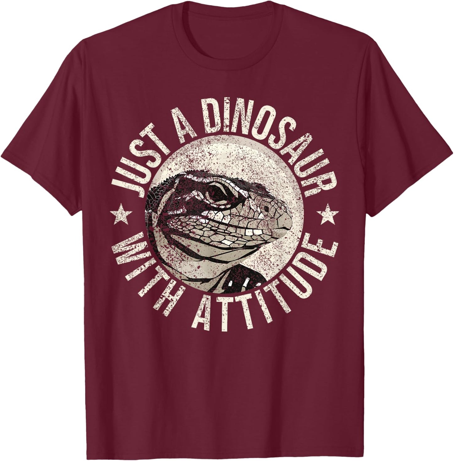 Funny Tegu Owner I Hobby Tegu Lizard I Giant Tegu T-Shirt - T-Shirt | Maroon