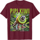 Pipi Kiwi Raccoon AI Monster Italian Brainrot Boy Meme Joke T-Shirt - T-Shirt | Maroon