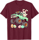 Monster Truck Bunny Happy Easter Day Kids Boys Toddler Funny T-Shirt - T-Shirt | Maroon