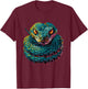 Pit Viper Snake T-Shirt - T-Shirt | Maroon