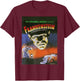 Universal Monsters Distressed Frankenstein Movie Poster T-Shirt - T-Shirt | Maroon
