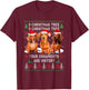 Cute Dachshund Dog Oh Christmas Tree Ugly Xmas T-Shirt - T-Shirt | Maroon