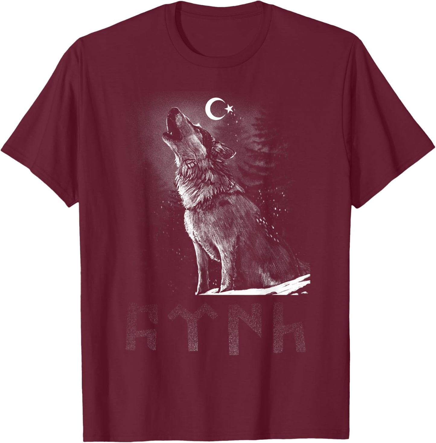 Episode von Ergenekon Bozkurt Göktürk Türk Zitat Ay-Yildiz T-Shirt - T-Shirt | Maroon