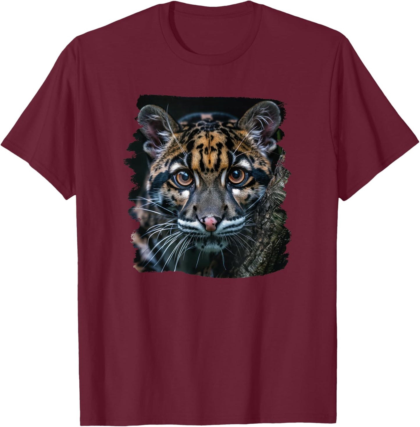Clouded Leopards Clouded Leopard T-Shirt - T-Shirt | Maroon