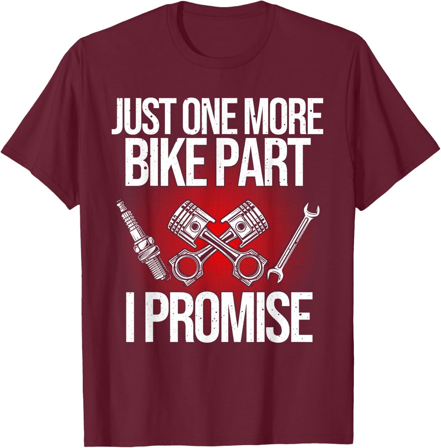 Funny Motorcycle Mechanic Gift Motorbike Repairman Men T-Shirt - T-Shirt | Maroon