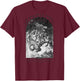 Modern Hip Hop Vintage Graffiti Urban Backprint Streetwear , White T-Shirt - T-Shirt | Maroon