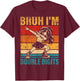 10 Years Old Birthday Bruh I'm Double Digits 10th Birthday T-Shirt - T-Shirt | Maroon