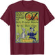 Scarecrow & Tin-Man Shirt The Wizard of OZ Vintage T-Shirt - T-Shirt | Maroon