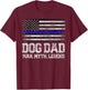 Dog Dad - The Man Myth Legend Father's Day 4th of July T-Shirt - T-Shirt | Maroon