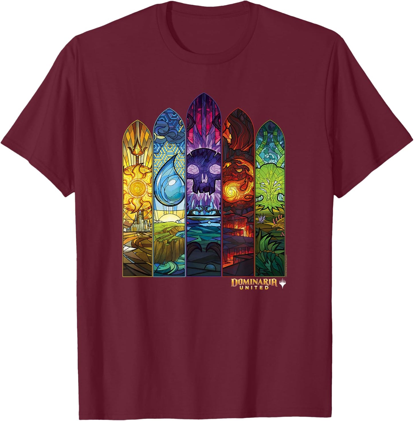 Magic: The Gathering Dominaria United Windows T-Shirt - T-Shirt | Maroon