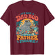Ce n'est Pas Un Papa, C'est Une Figure paternelle drôle pour la fête des pères T-Shirt - T-Shirt | Maroon
