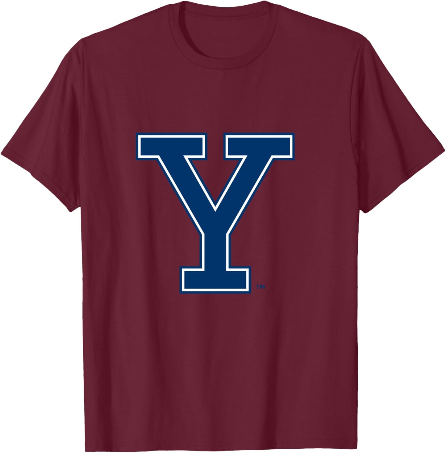 Yale Bulldogs | Produit officiel de l'Université NCAA | YALE005 Manche Longue T-Shirt - T-Shirt | Maroon