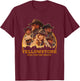Yellowstone Ride For The Brand Iconic Characters Group Shot , Black, S T-Shirt - T-Shirt | Maroon