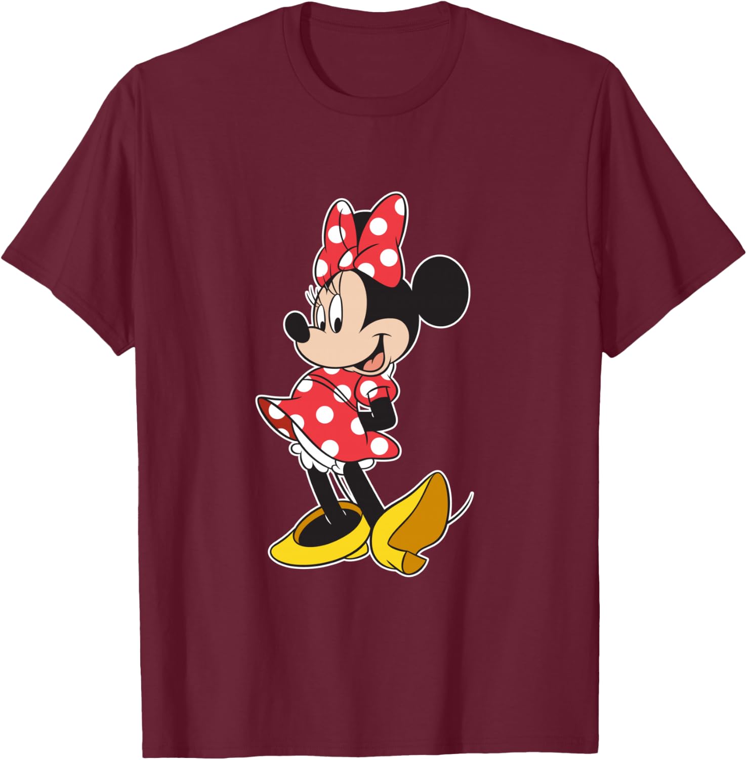 Disney Minnie Mouse Classic Pose T-Shirt - T-Shirt | Maroon