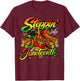 Steppin' Into Juneteenth Like My Ancestors Nails Shoes Women T-Shirt - T-Shirt | Maroon