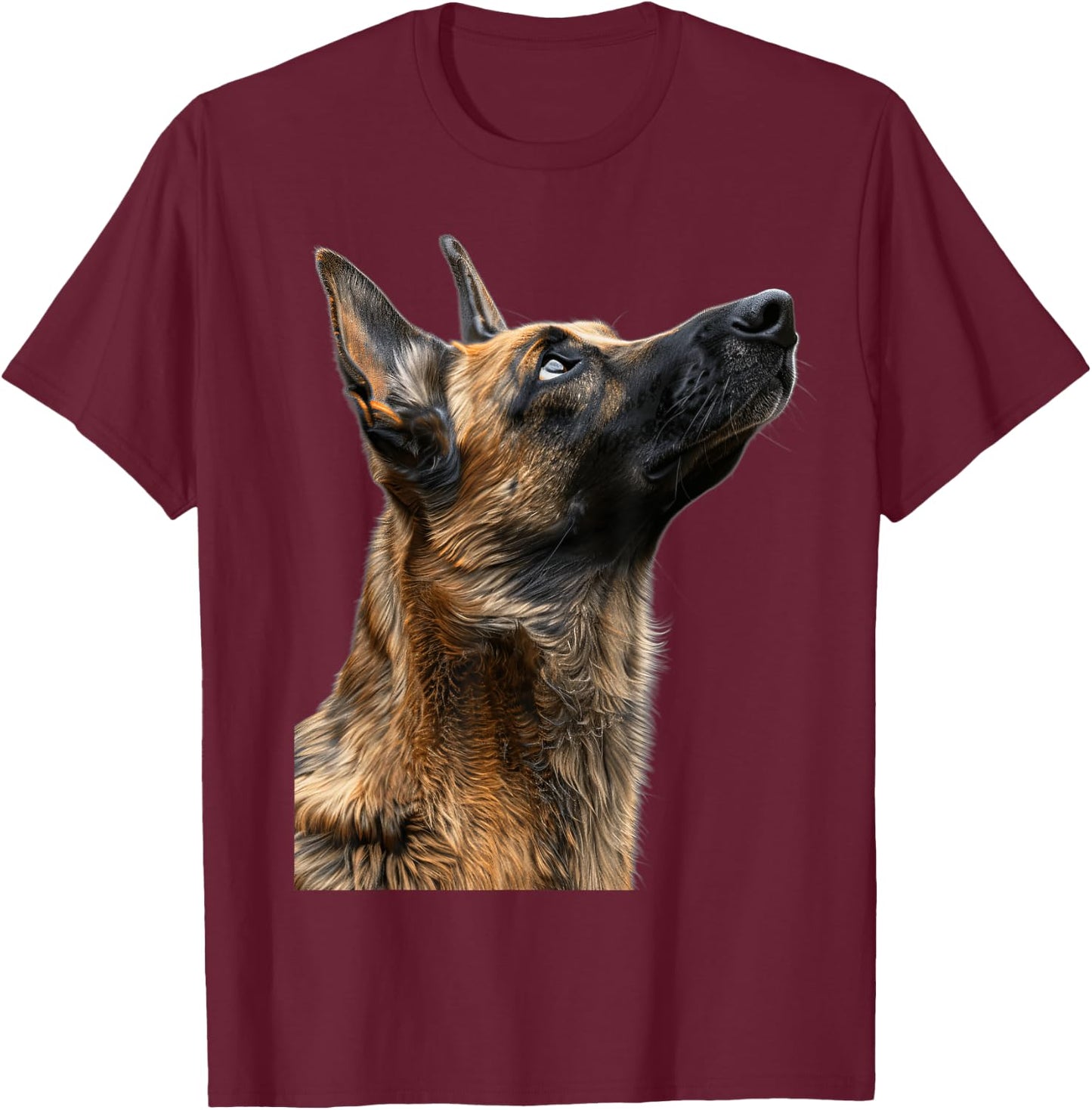 Malinois Belgian T-Shirt - T-Shirt | Maroon