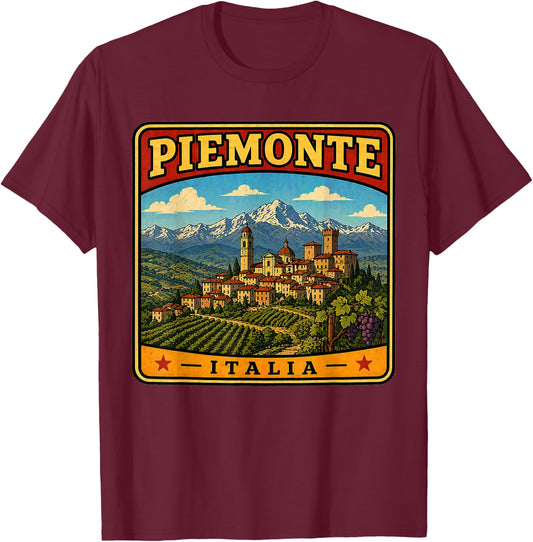 Italy T-Shirt - T-Shirt | Maroon