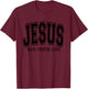 Jesus Way Truth Life Christian Bible Verse T-Shirt - T-Shirt | Maroon
