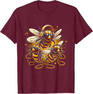 Cool Bees Hip Hop Rap Old School Men Women Kids T-Shirt - T-Shirt | Maroon