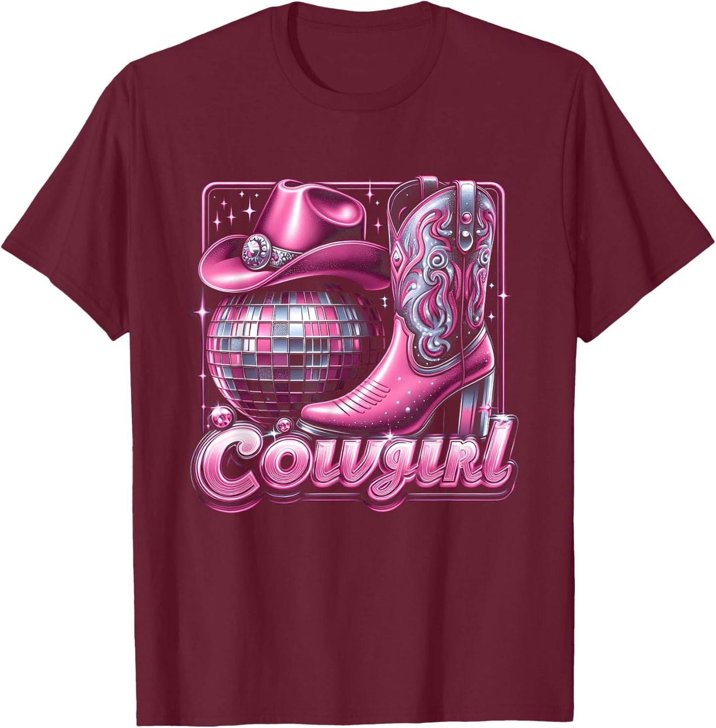 Girl Coastal T-Shirt - T-Shirt | Maroon