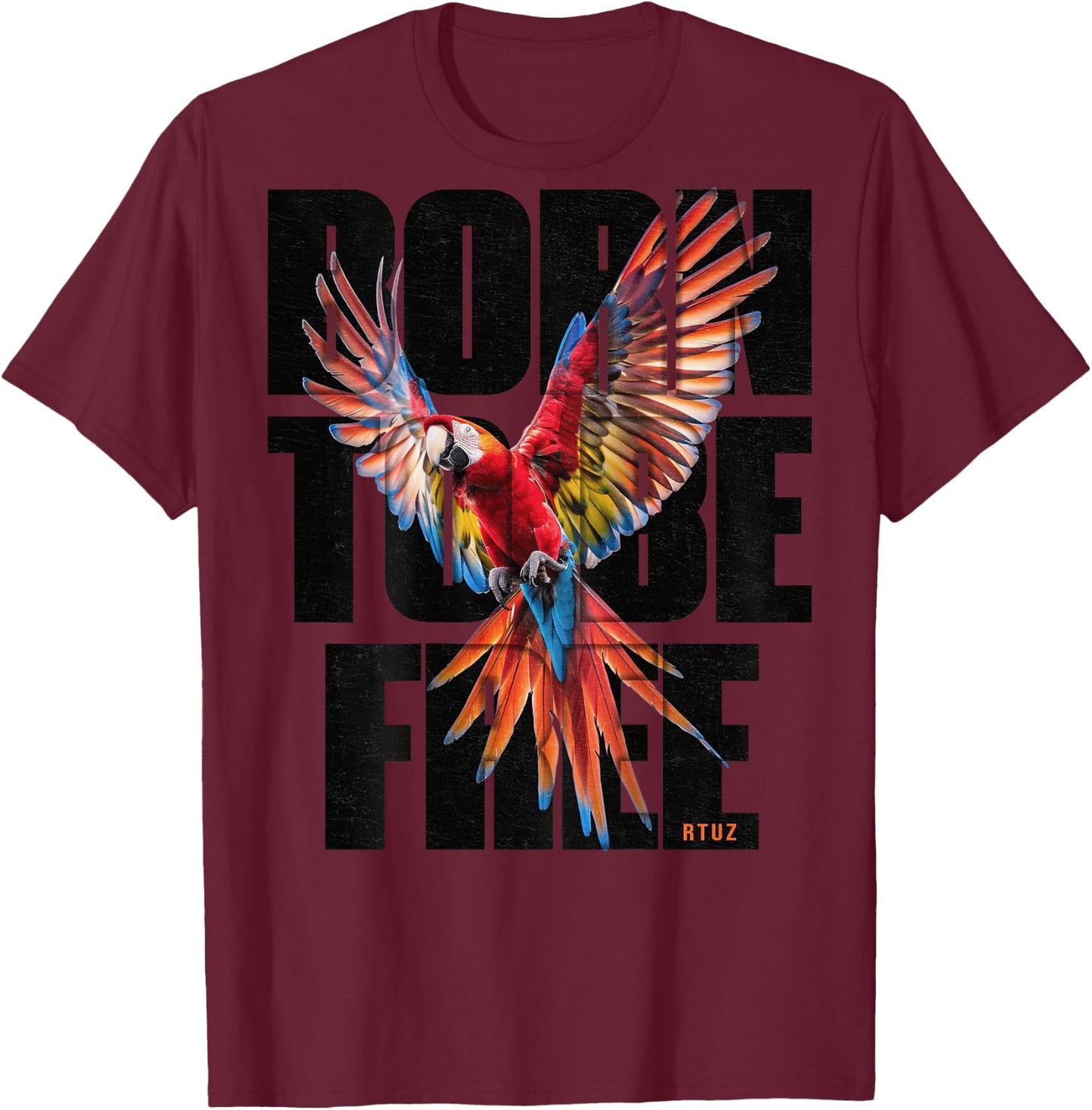 Hip Hop Vintage Graffiti Y2K Edgy Urban Backprint Streetwear , gray T-Shirt - T-Shirt | Maroon