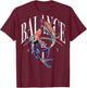 Vintage Graffiti Nishikigoi Fish Backprint Koi Carp , black T-Shirt - T-Shirt | Maroon