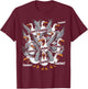 Funny Teacher Yelling Seagull Teacher T-Shirt - T-Shirt | Maroon