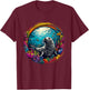 Seal Sea Ocean Seal Marine Mammal Ocean Sea Animal Artwork T-Shirt - T-Shirt | Maroon