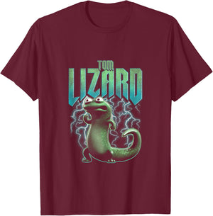 Disney Pixar Hoppers Tom Lizard Cool Distressed Poster T-Shirt - T-Shirt | Maroon