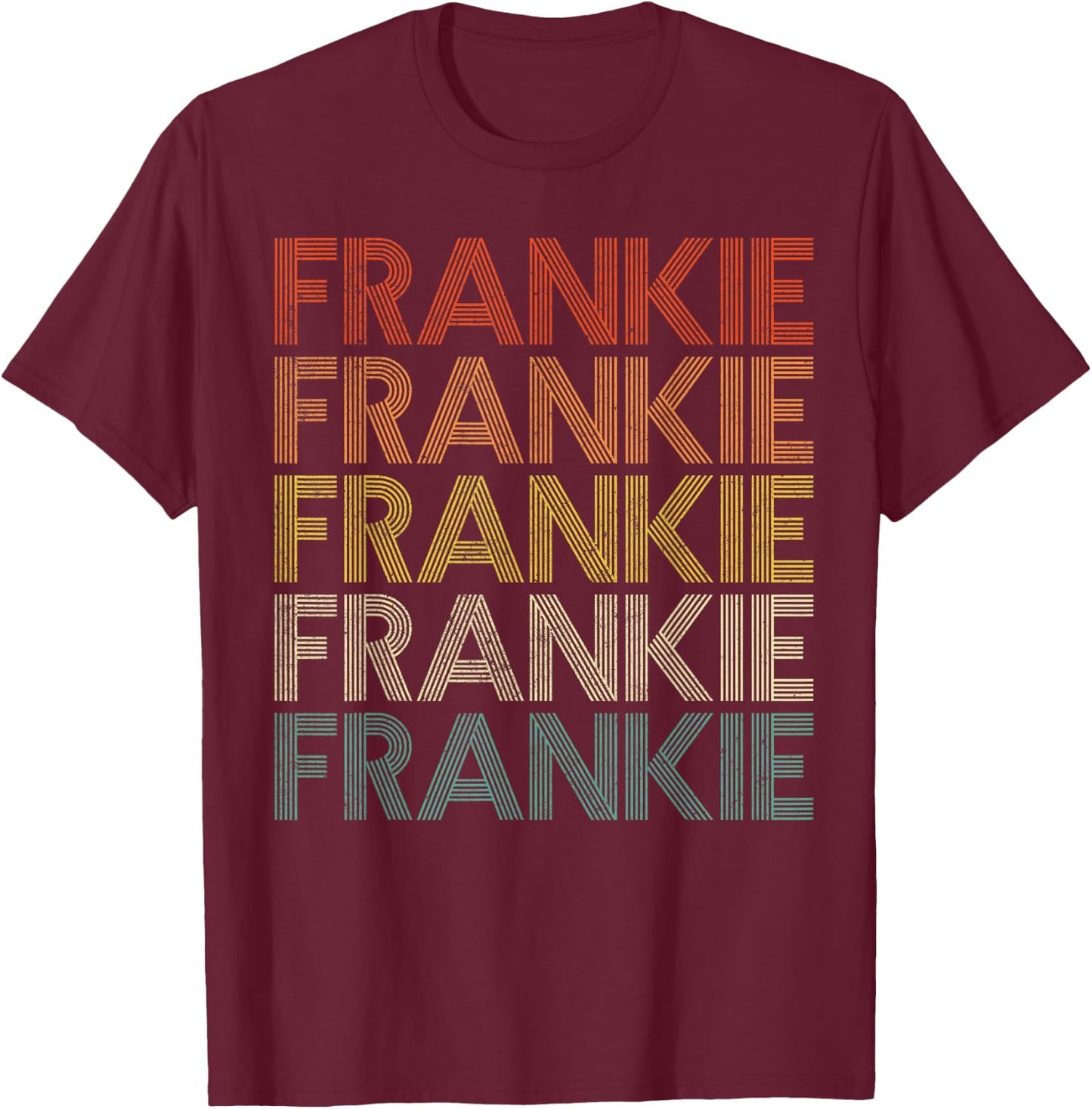 Frankie T-Shirt - T-Shirt | Maroon