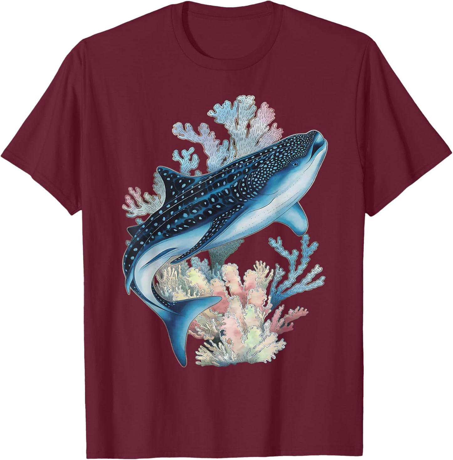Whale Ocean Nature Marine Animal Beachy Sea Life Whale Ocean T-Shirt - T-Shirt | Maroon