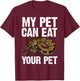 Funny Ball Python Art Women Kids Snake Ball Python T-Shirt - T-Shirt | Maroon