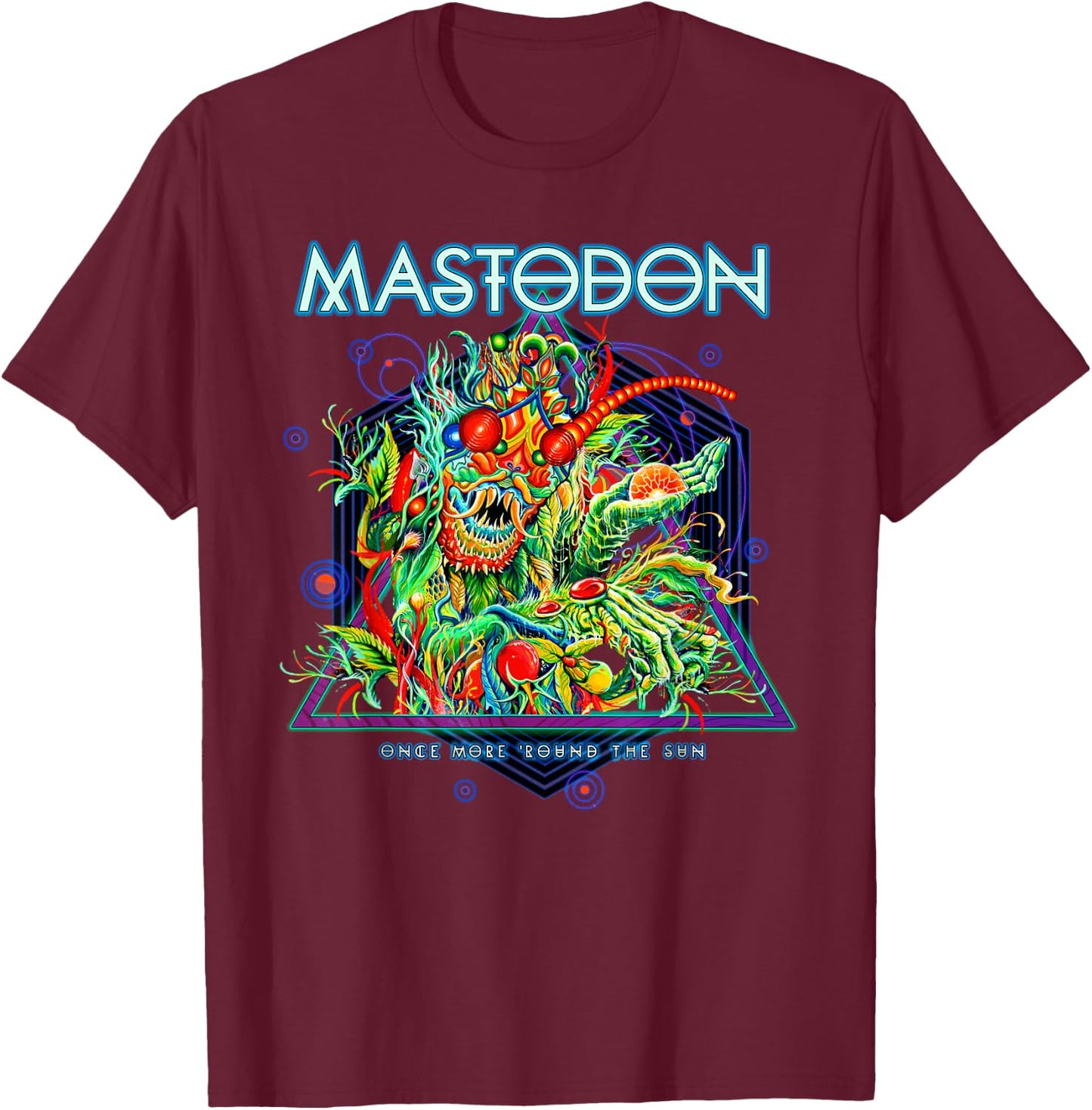 Mastodon – OMRTS Cosmic Orbits , Black, S T-Shirt - T-Shirt | Maroon