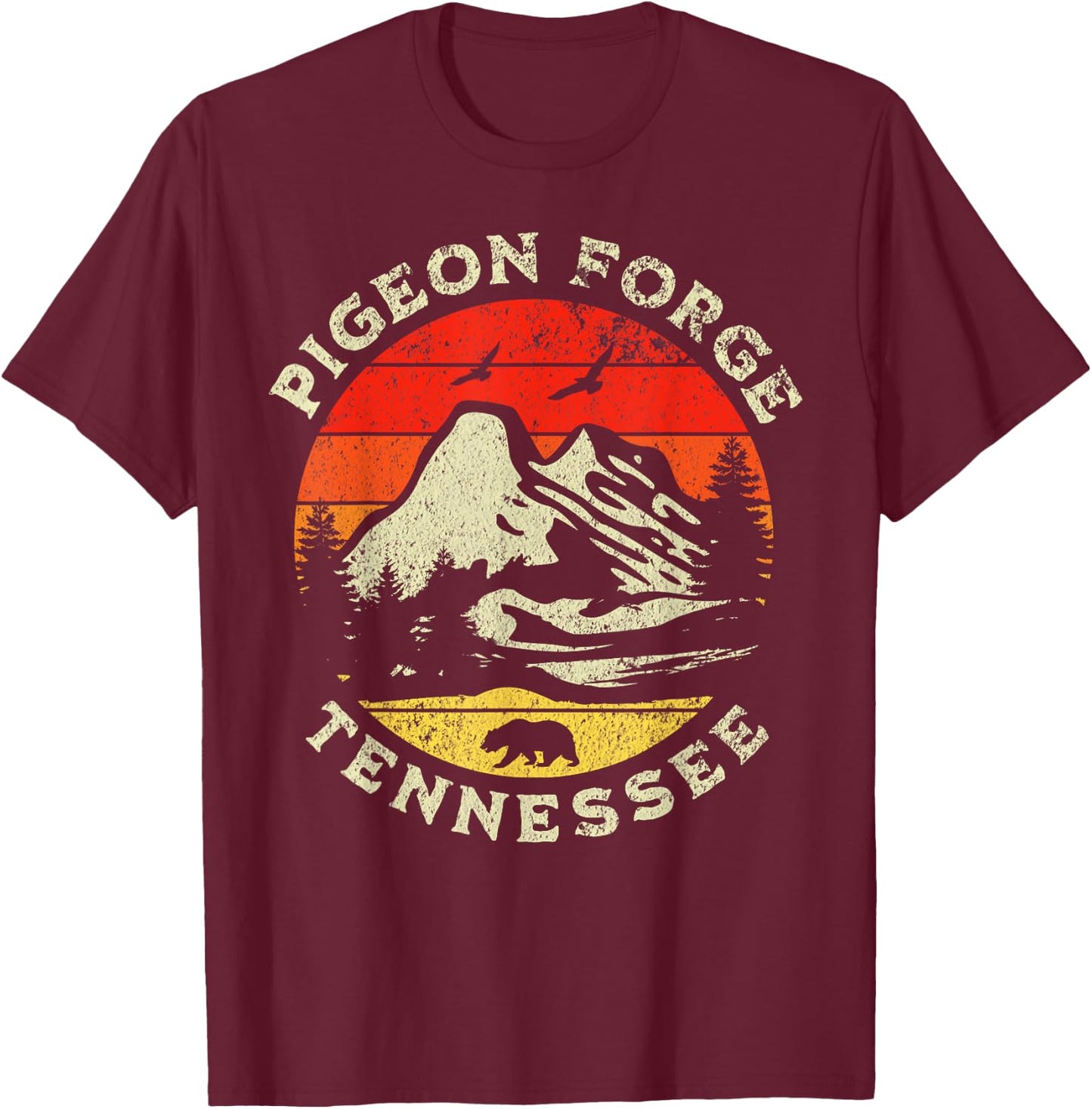 Pigeon Forge T-Shirt - T-Shirt | Maroon