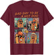 Funny 4th of July Bad Day to Be A Hot Dog Funny Men Women T-Shirt - T-Shirt | Maroon