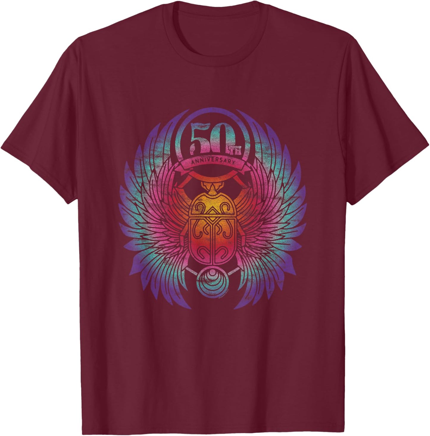 Journey 50th Anniversary Album Art Music T-Shirt - T-Shirt | Maroon