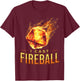 I Cast Fireball T-Shirt - T-Shirt | Maroon