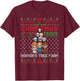 Christmas Trees Horror's Tree Farm, Scary Characters Xmas T-Shirt - T-Shirt | Maroon