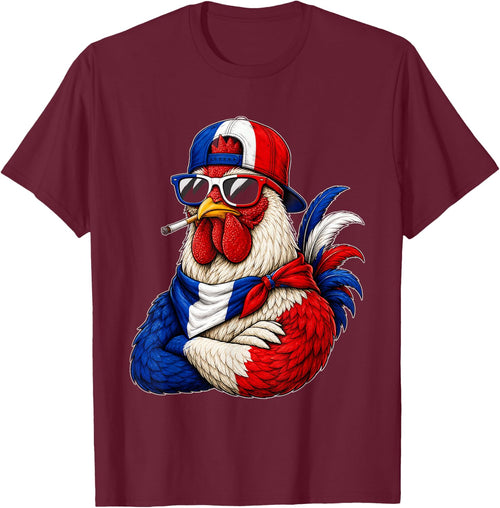 France National Pride Rooster Flag
